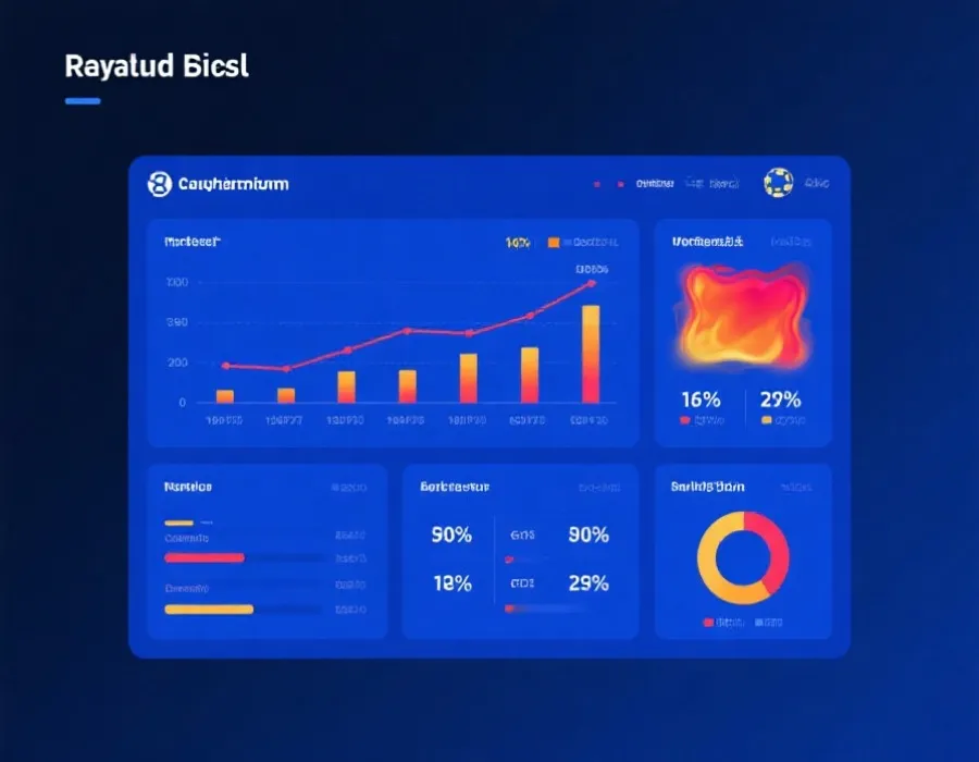 足球数据分析图表与面板示意图