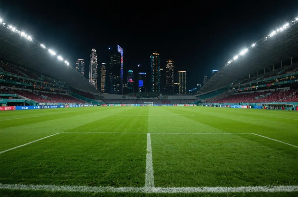 墨西哥世界杯主办城市与现代化球场夜景