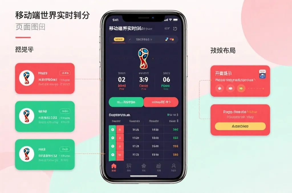 2026世界杯实时比分页面怎么做才够“秒懂”：一眼看清赛程、积分榜与出线悬念